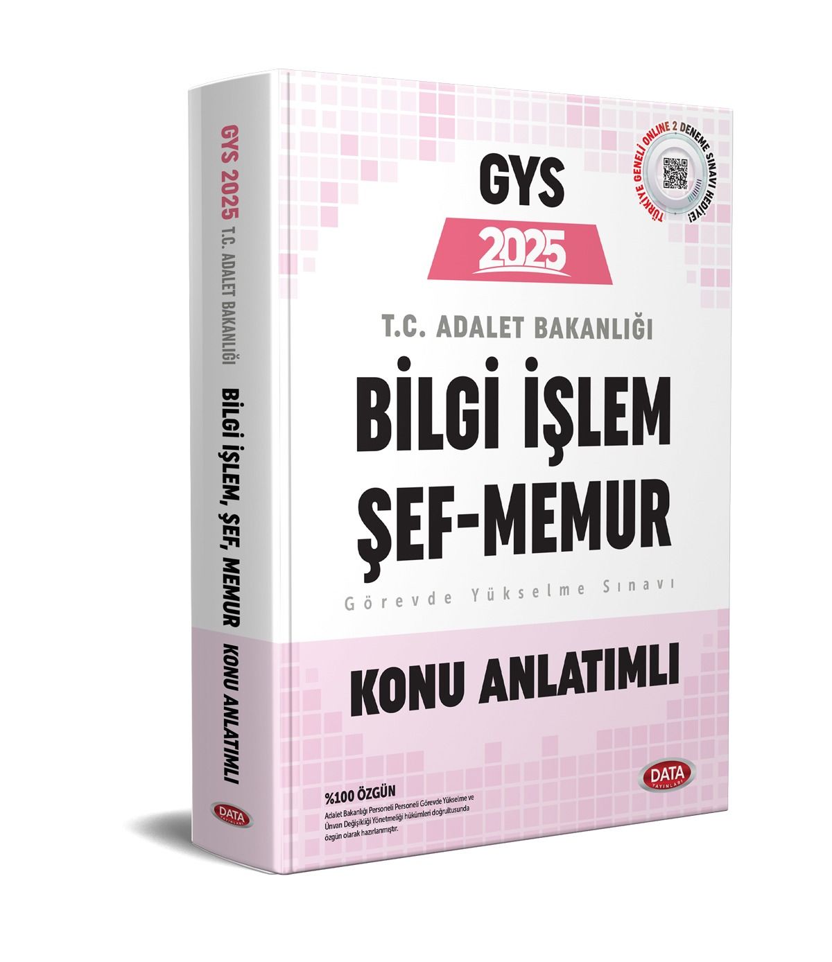 Adalet Bakanlığı Bilgi İşlem Müdürü - Şef (Taşra) GYS Konu Anlatımlı Data Yayınları