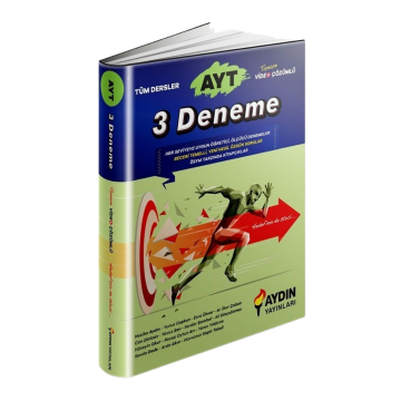 Aydın Yayınları AYT Tüm Dersler 3 Deneme
