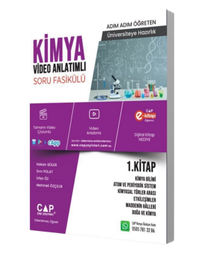 Çap Yayınları Kimya 1. Kitap Konu Anlatımlı Soru Bankası