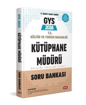 Kültür ve Turizm Bakanlığı Kütüphane Müdürü GYS Soru Bankası Data Yayınları