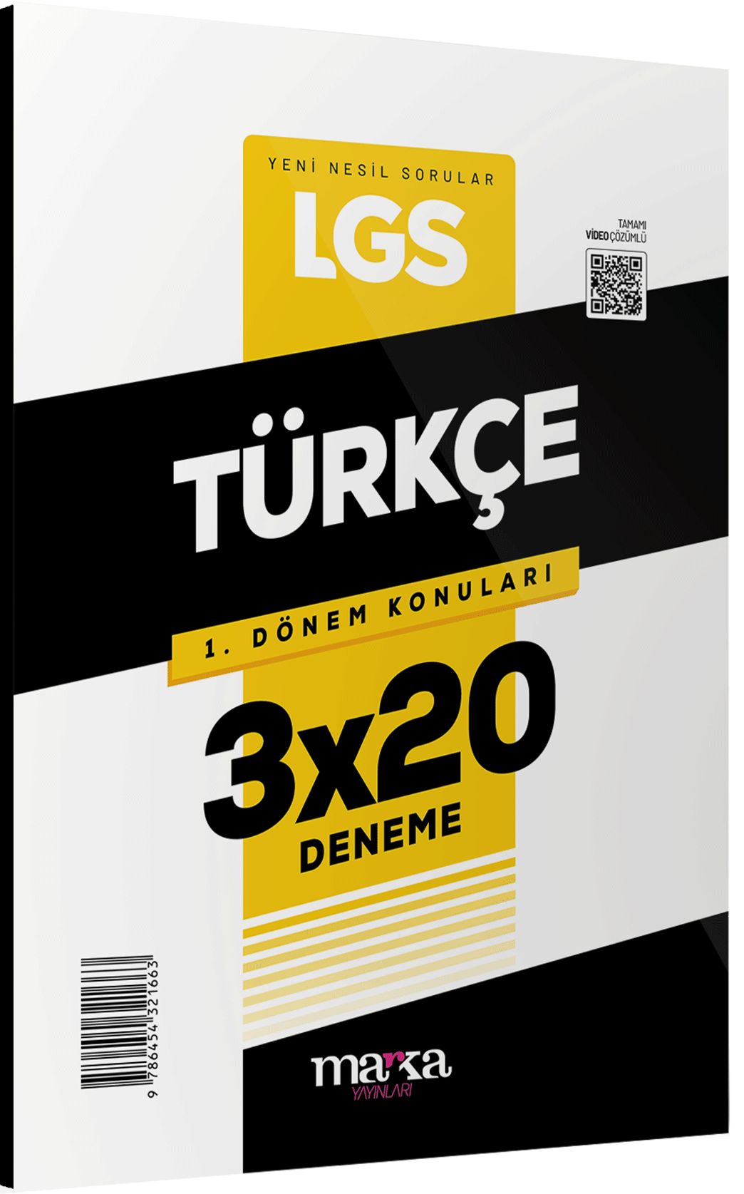 Marka Yayınları 2026 LGS 1.Dönem Konuları Türkçe 3 Deneme
