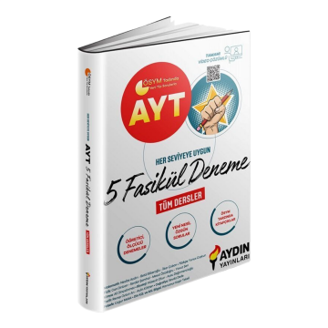Aydın Yayınları AYT 5 Fasikül Deneme Video Çözümlü