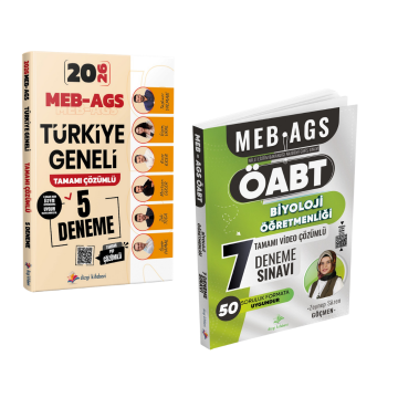 Dizgi Kitap 2026 MEB-AGS Türkiye Geneli 5 Deneme ve ÖABT Biyoloji Öğretmenliği 7 Deneme Seti