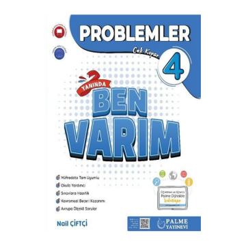 Palme Yayınları 4. Sınıf Problemler Ben Varım Soru Kitabı