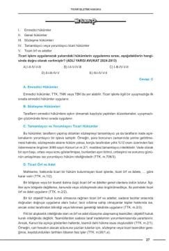 Dizgi Kitap Hukuk Atölyesi HMGS Hakimlik Hukuk Mesleklerine Giriş Sınavı Çıkmış Soru Örnekli Ticaret Hukuku Ders Notları Dr. Okan Yıldırım
