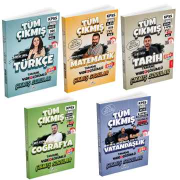 Dizgi Kitap 2026 Türkçe, Matematik, Tarih, Coğrafya ve Vatandaşlık Tüm Sınavlar Tamamı Video Çözümlü Çıkmış Sorular Seti