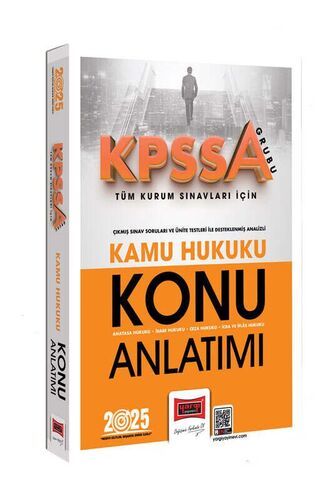 2025 KPSS A-Grubu Tüm Kurum Sınavları İçin Kamu Hukuku Konu Anlatımı Yargı Yayınları