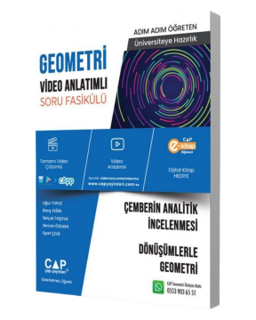 Çap Yayınları Geometri Çemberin Analitik İncelenmesi Dönüşümlerle Geometri Konu Anlatımlı Soru Bankası