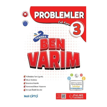 Palme Yayınları 3. Sınıf Problemler Yanında Ben Varım Soru Kitabı