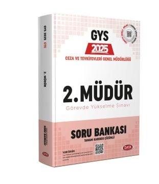 Data Yayınları 2025 GYS Ceza ve Tevkifevleri Ceza İnfaz Kurumu 2. Müdürlük Soru Bankası