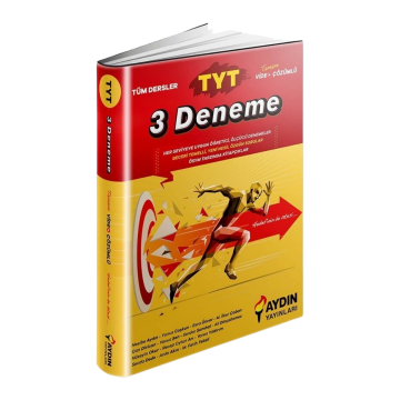 Aydın Yayınları TYT Tüm Dersler 3 Deneme