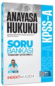 2026 KPSS A Grubu Anayasa Hukuku Soru Bankası Çözümlü - Erdal Fanid İndeks Akademi Yayıncılık