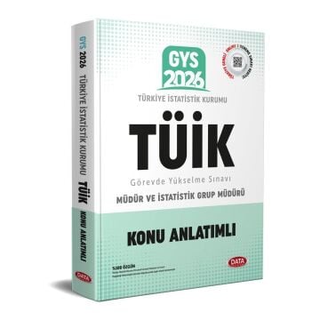 Data Yayınları 2026 GYS Türkiye İstatistik Kurumu (TÜİK) Konu Anlatımlı