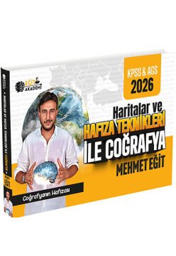 Eğit Akademi 2026 KPSS MEB-AGS Haritalar ve Hafıza Teknikleri ile Coğrafya - Mehmet Eğit Eğit Akademi