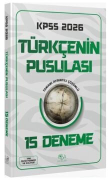 2026 KPSS Türkçenin Pusulası 15 Deneme Çözümlü CBA Yayınları