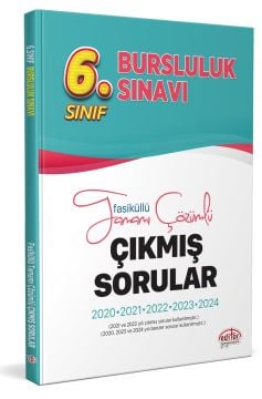Editör Yayınları 6. Sınıf Bursluluk Çıkmış Sorular ve Çözümleri
