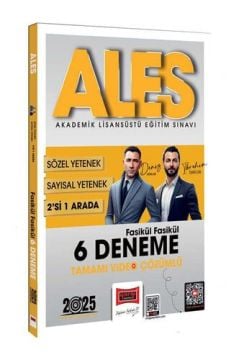 2025 ALES Sayısal-Sözel 2'si Bir Arada Fasikül Fasikül 6 Deneme Tamamı Video Çözümlü Yargı Yayınları