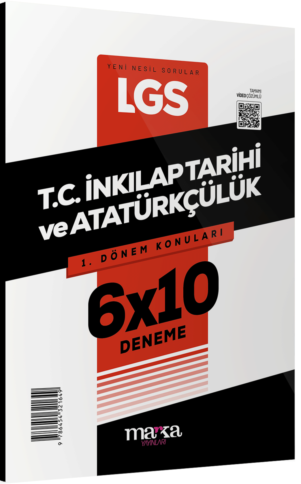 2026 LGS 1.Dönem Konuları T.C. İnkılap Tarihi ve Atatürkçülük 6 Deneme Marka Yayınları