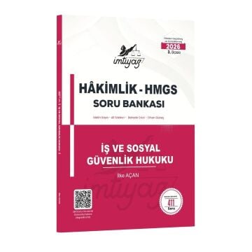 İmtiyaz Yayınları 2026 Hakimlik HMGS Soru Bankası İş ve Sosyal Güvenlik Hukuku Soru Bankası