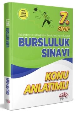 Editör Yayınları 7. Sınıf Bursluluk Sınavı Konu Anlatımlı