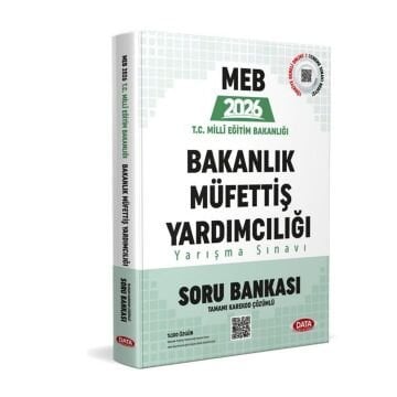 Data Yayınları 2026 MEB Bakanlık Müfettiş Yardımcılığı Soru Bankası - Karekod Çözümlü