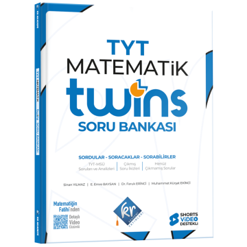 TYT Twins Matematik Soru Bankası KR Akademi Yayınları
