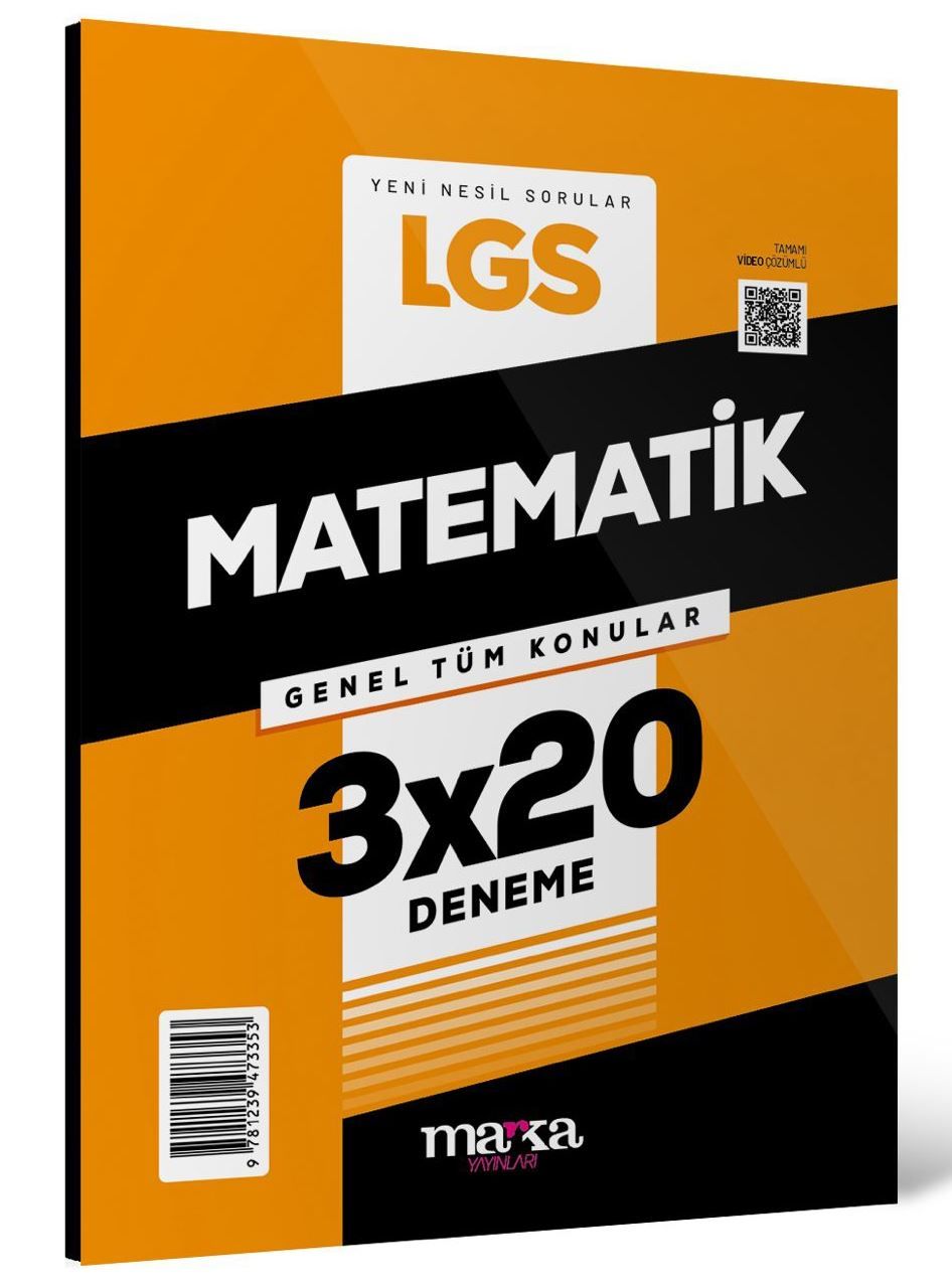 2026 LGS Genel Tüm Konular Matematik 3 Deneme Marka Yayınları