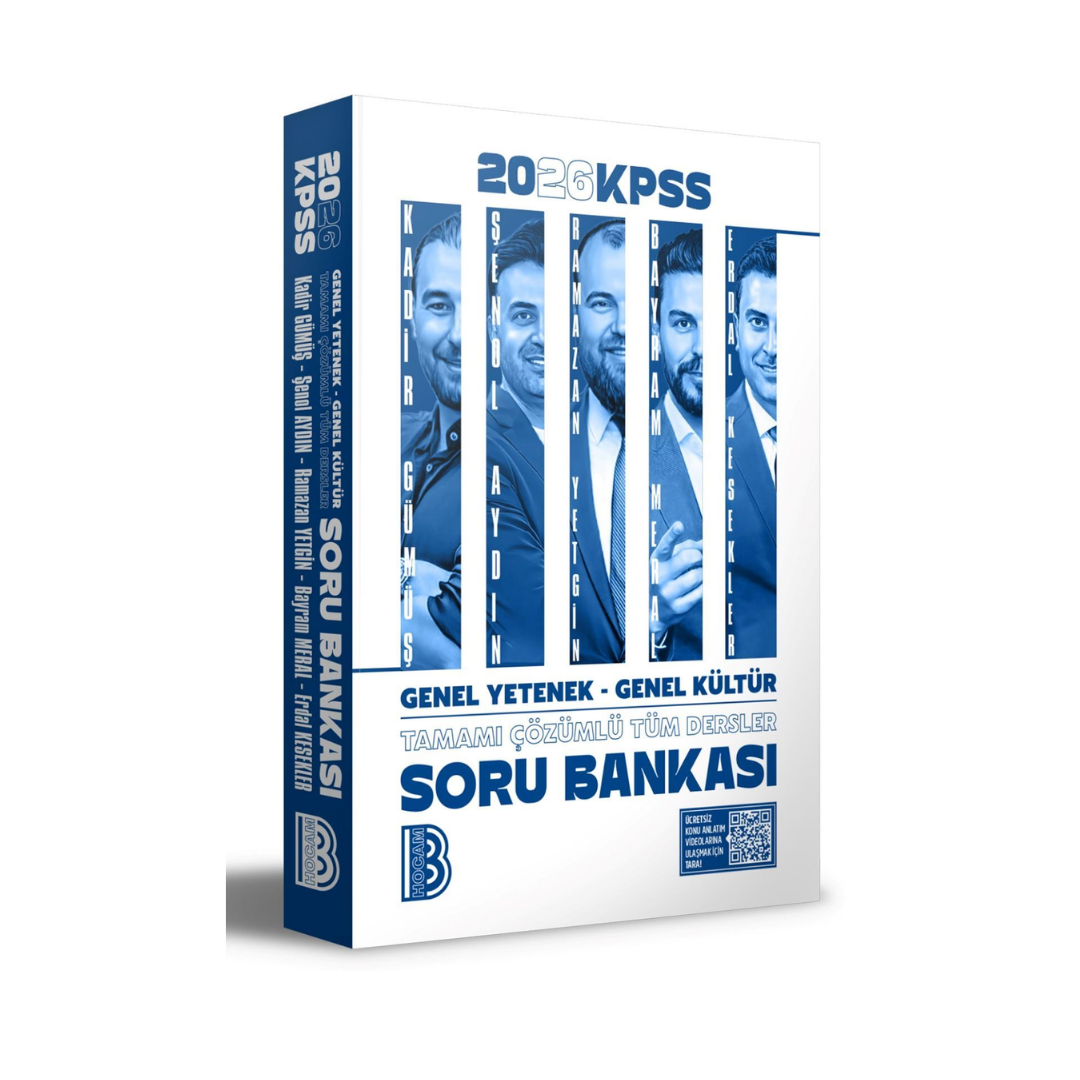 2026 KPSS Tüm Dersler Tamamı Çözümlü Soru Bankası Benim Hocam Yayınları