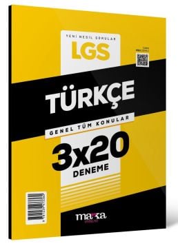 Marka Yayınları 2026 LGS Genel Tüm Konular Türkçe 3 Deneme