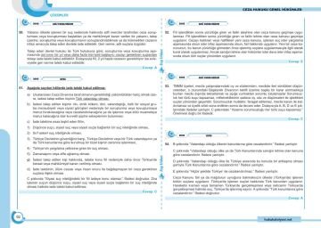 Dizgi Kitap Hukuk Atölyesi Hakimlik HMGS Hukuk Mesleklerine Giriş Sınavı Ceza Hukuku Genel Hükümler Tamamı Çözümlü Çıkmış Sorular Murat Soylu