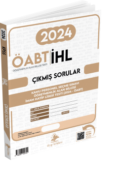 Dizgi Kitap MEB-AGS ÖABT İmam Hatip Lisesi Öğretmenliği (İHL) Video Çözümlü 2024 Sınavı Tek Fasikül Orijinal Çıkmış Sorular Zarif Muallime