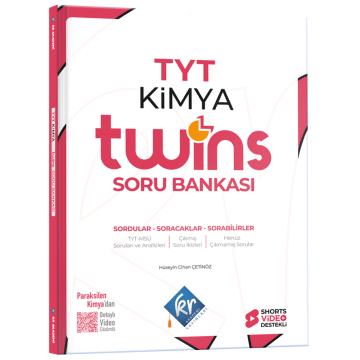 TYT Twins Kimya Soru Bankası KR Akademi Yayınları