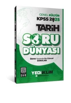 Yediiklim Yayınları 2025 Genel Kültür Tarih Soru Dünyası