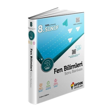 Aydın Yayınları 8. Sınıf LGS Fen Bilimleri Üç Adım Soru Bankası