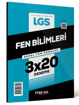 Marka Yayınları 2026 LGS Genel Tüm Konular Fen Bilimleri 3 Deneme