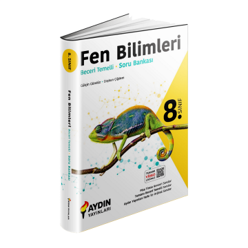 Aydın Yayınları 8. Sınıf Fen Bilimleri Beceri Temelli Soru Bankası