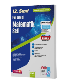 Çap Yayınları 12. Sınıf Fen Lisesi Matematik Seti