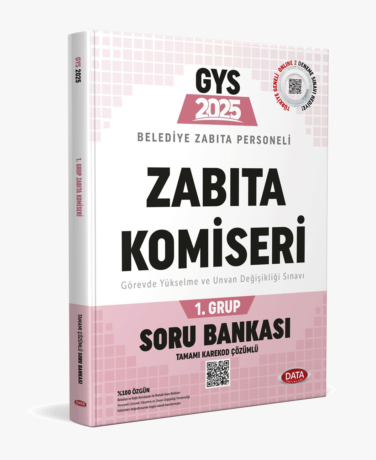 Belediye Zabıta Personeli Zabıta Komiseri 1. Grup Soru Bankası (Tamamı Karekod Çözümlü) Data Yayınları