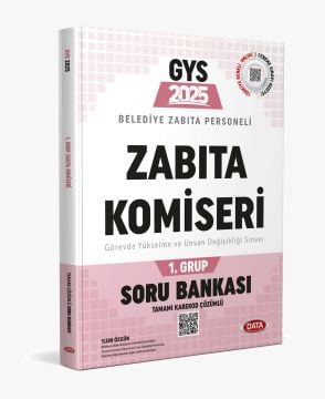 Belediye Zabıta Personeli Zabıta Komiseri 1. Grup Soru Bankası (Tamamı Karekod Çözümlü) Data Yayınları