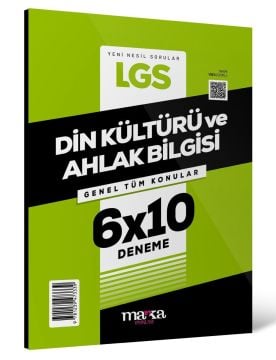 Marka Yayınları 2026 LGS Genel Tüm Konular Din Kültürü ve Ahlak Bilgisi 6 Deneme