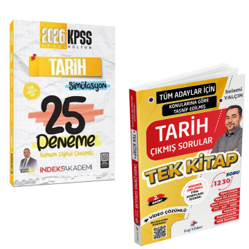 Dizgi Kitap 2026 Tüm Adaylar İçin Tüm Sınavlar Tarih Çıkmış Soru Külliyatı ve KPSS Tarih Simülasyon 25 Deneme İndeks Akademi Seti