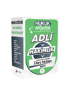 Dizgi Kitap 2026 Hukuk Atölyesi Adli Hakimlik Çıkmış Soru Örnekli Ders Notları Seti