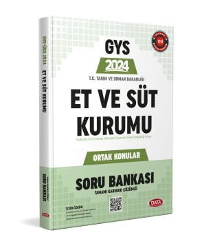 Et Ve Süt Kurumu Gys Ortak Konular Soru Bankası - Karekod Çözümlü Data Yayınları