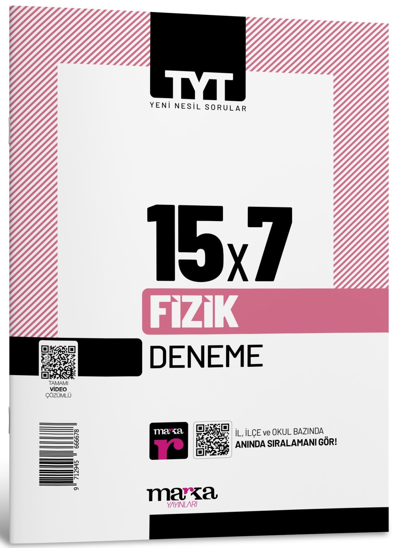 2026 TYT Fizik 15 Deneme Tamamı Video Çözümlü Marka Yayınları