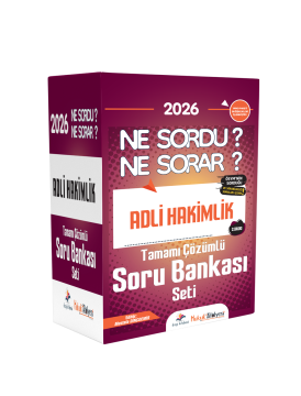 Dizgi Kitap 2026 Hukuk Atölyesi Adli Hakimlik Ne Sordu Ne Sorar Tamamı Çözümlü Soru Bankası Seti