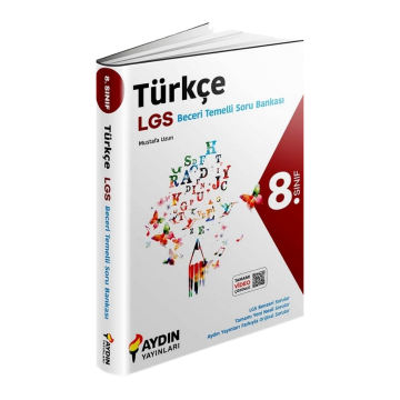 Aydın Yayınları 8. Sınıf LGS Türkçe Beceri Temelli Soru Bankası