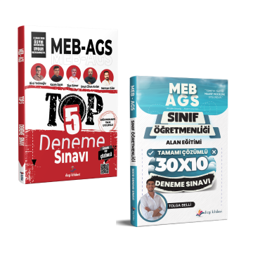 Dizgi Kitap 2026 MEB AGS TOP 5 Fasiküller Halinde 5 Deneme & Meb Ags ÖABT Sınıf Öğretmenliği Alan Eğitimi 10 Deneme Seti