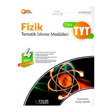 Palme Yayınları TYT Fizik Tematik İzleme Modülleri