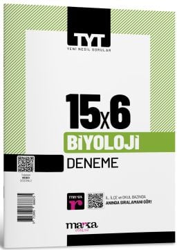 2026 TYT Biyoloji 15 Deneme Tamamı Video Çözümlü Marka Yayınları