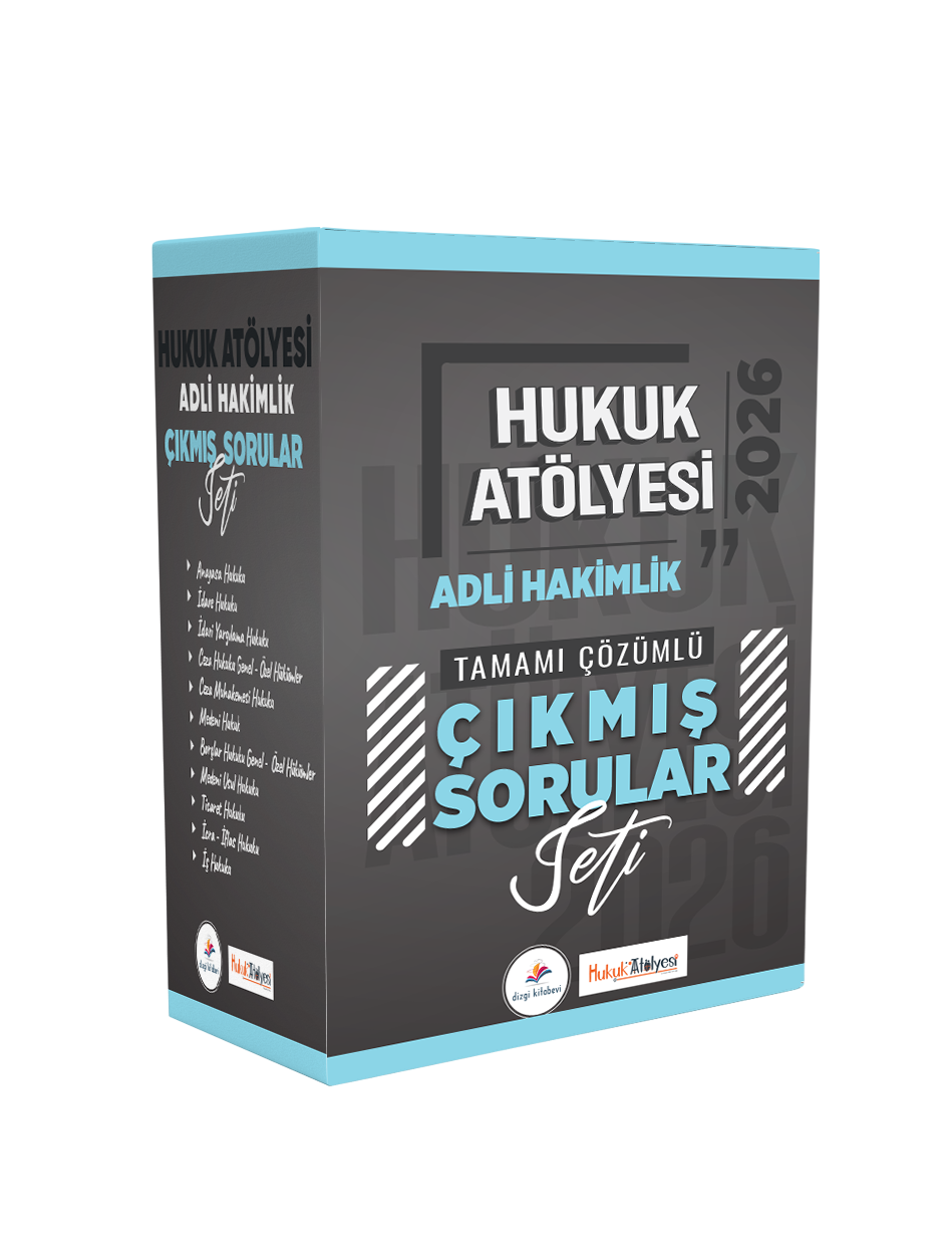 Dizgi Kitap 2026 Hukuk Atölyesi Adli Hakimlik Tamamı Çözümlü Orijinal Çıkmış Sorular Seti